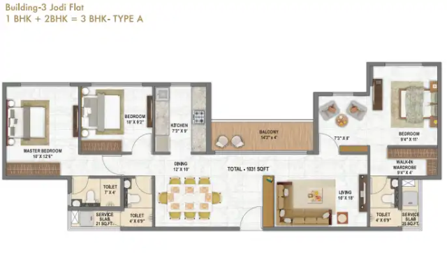 Today Upvan Upper Kharghar floor plan