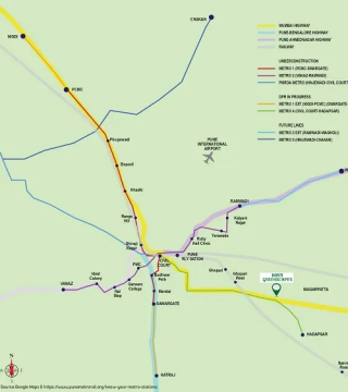 Dosti Greenscape Hadapsar Location Map