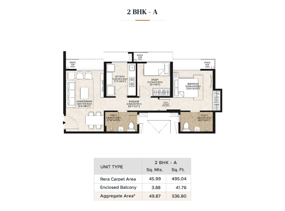 Mahindra Happinest floor plan