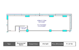 Shree Laxmi Blanca Ekaiva Commercial floor plan