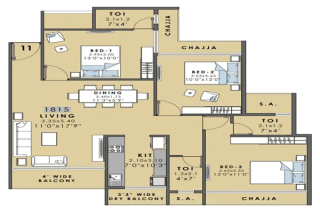 Satyam Heaven Kamothe floor plan