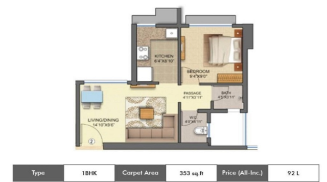 Runwal Avenue Kanjurmarg floor plan