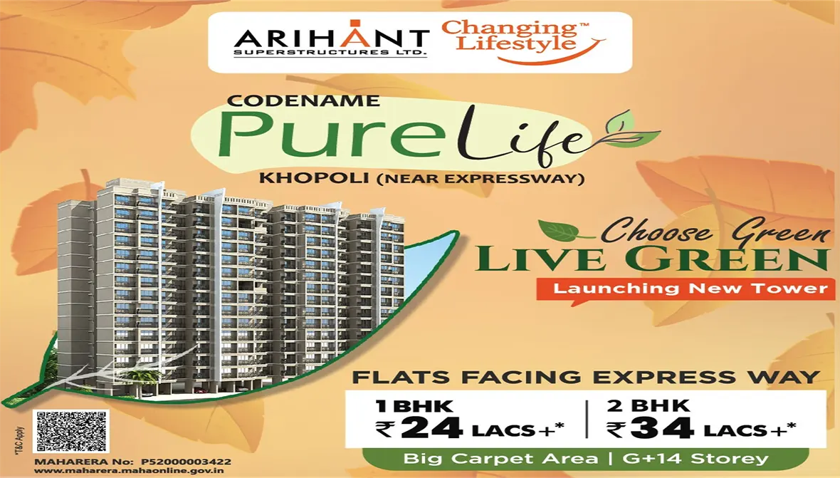 Arihant Codename Pure Life Arshiya