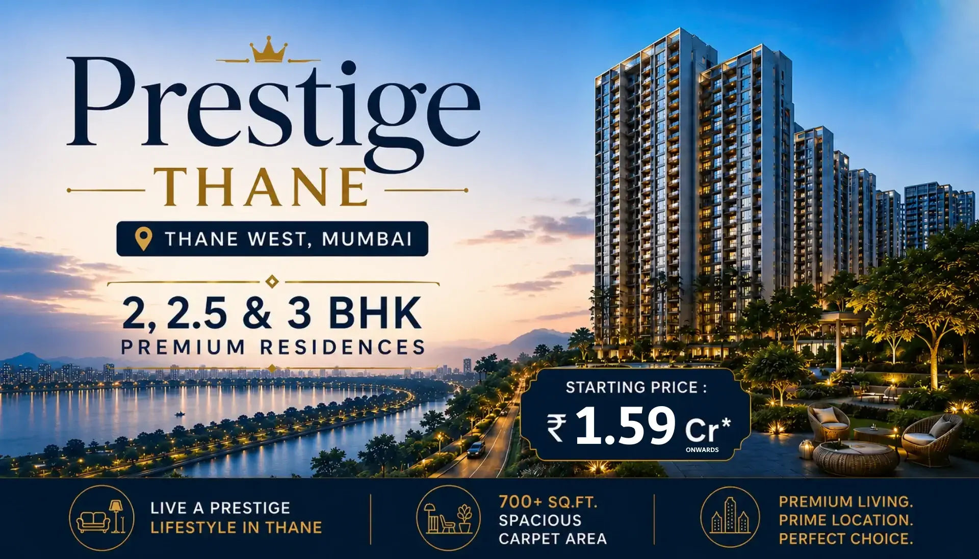 Prestige Thane New Launch Project virtual tour