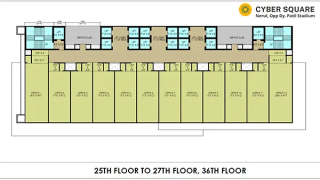 Greenscape Cyber Square Nerul floor plan