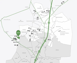 Mayur Ananta II Dholera Location Map