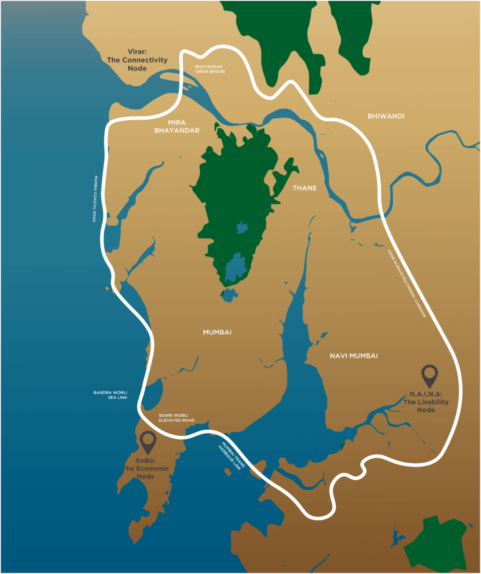 Wadhwa The Reserves Plots Panvel Location Map