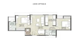 Kalpataru Park Riviera Panvel floor plan