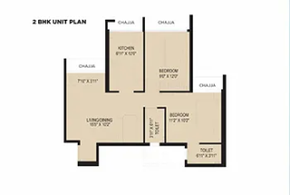 Maha Home Rush Mahaveer Upper Kharghar floor plan