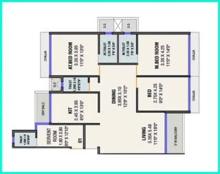 Punit Imperia Kharghar Sector 19 floor plan