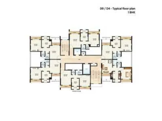 Raunak City Kalyan floor plan
