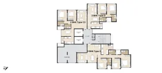 Sanpada Sector 18 New Launch Projects floor plan