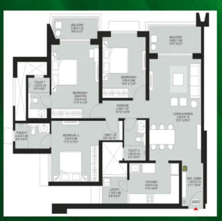Godrej The Greenfront Pune floor plan