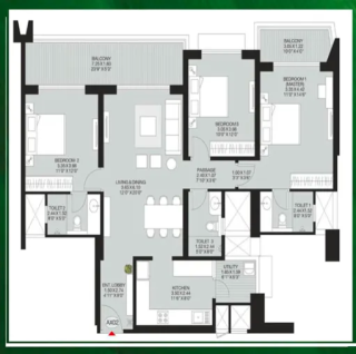 Godrej The Greenfront Pune floor plan
