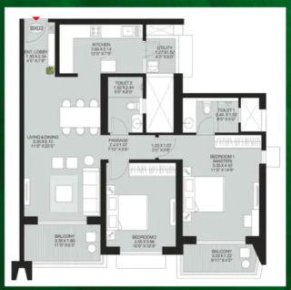 Godrej The Greenfront Pune floor plan