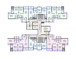 Bhagwati Avenoir Kharghar floor plan