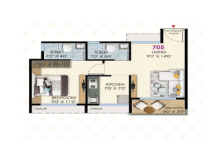 Paradise Sai Prerna Kharghar floor plan