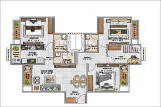 Hoabl Chateau de Alibaug floor plan