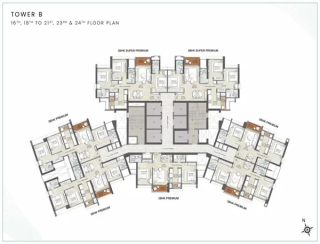 Kalpataru Estella Parkcity floor plan