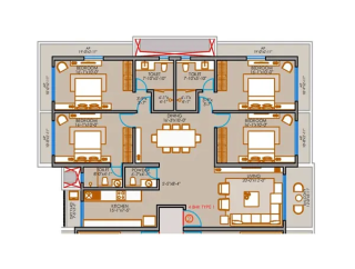 Pam One Time Edition Vasai West floor plan
