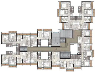 Agarwal Sky Heights Vasai floor plan