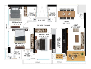 CKV Signature Residences floor plan