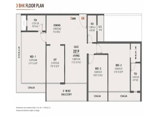 The Domus Shivneri Nerul floor plan