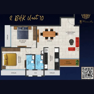 EV Homes 10 Marina Bay Vashi floor plan