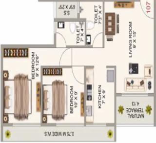 SM Emerald Taloja floor plan