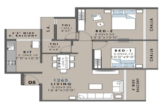 Satyam Heaven Kamothe floor plan