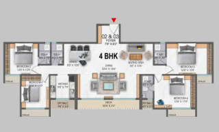 Neelkamal Gokul Kharghar floor plan