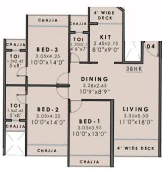 Uma Anantam Kharghar floor plan