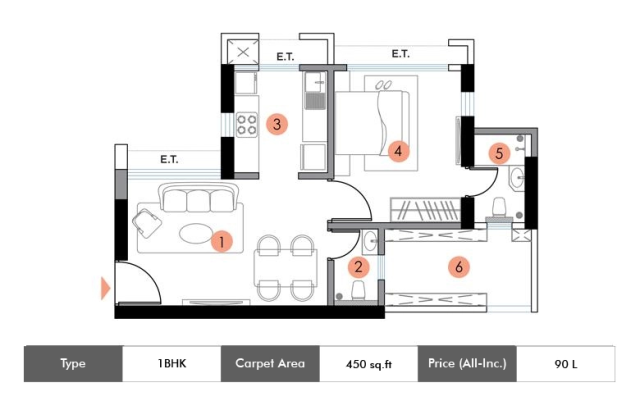Ten X Habitat floor plan