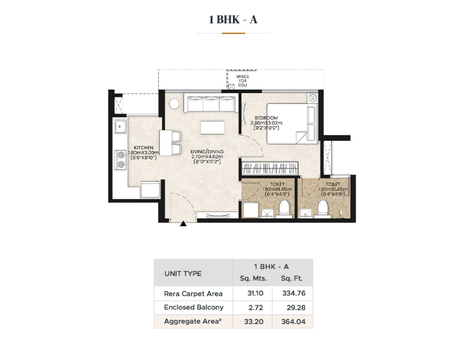 Mahindra Happinest floor plan