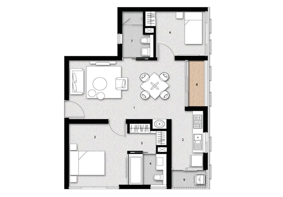 Ruparel Mulund East floor plan