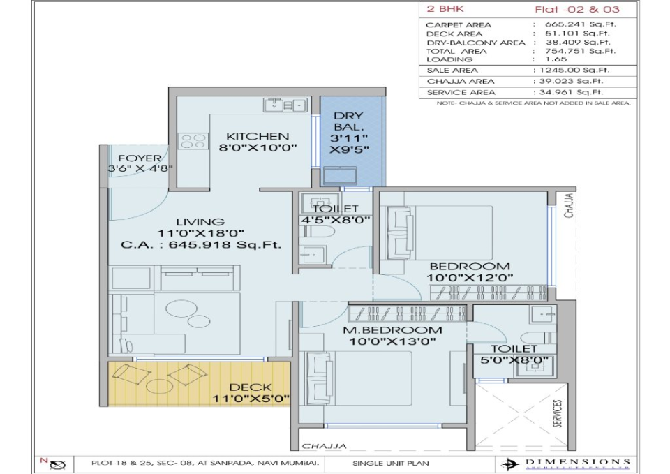 Kamdhenu Grandeur Sanpada floor plan