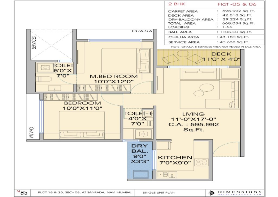 Kamdhenu Grandeur Sanpada floor plan