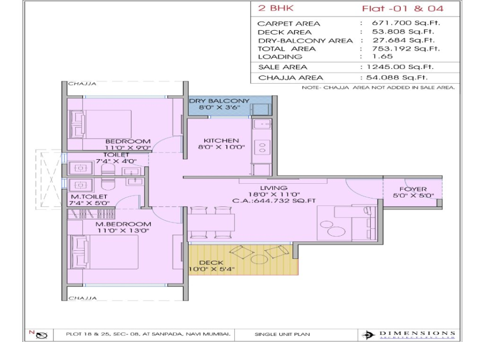 Kamdhenu Grandeur Sanpada floor plan