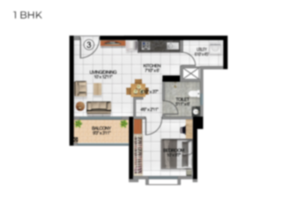 Rustomjee Dombivli Urban Woods floor plan