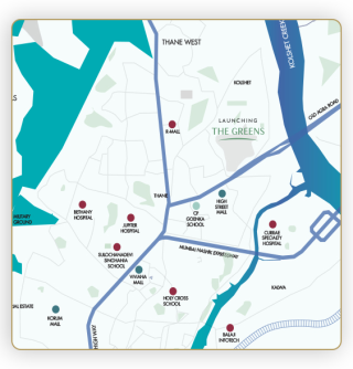 Piramal The Greens Location Map