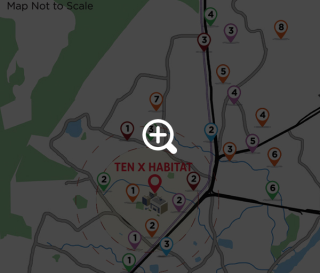 Ten X Habitat Location Map