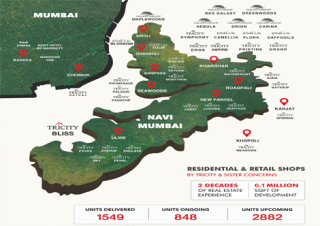 Tricity Bliss Ulwe Location Map