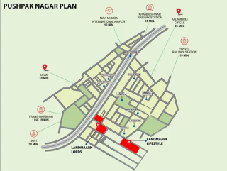 Landmark Lifestyle Pushpak Nagar Location Map