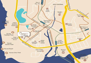 Queens Bliss Seawoods Location Map