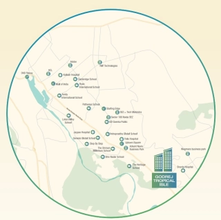 Godrej Jardinia Sector 146 Noida Location Map