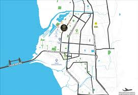 EV Homes 10 Marina Bay Vashi Location Map