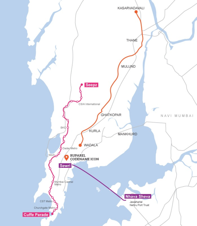 Ruparel Mulund East Location Map
