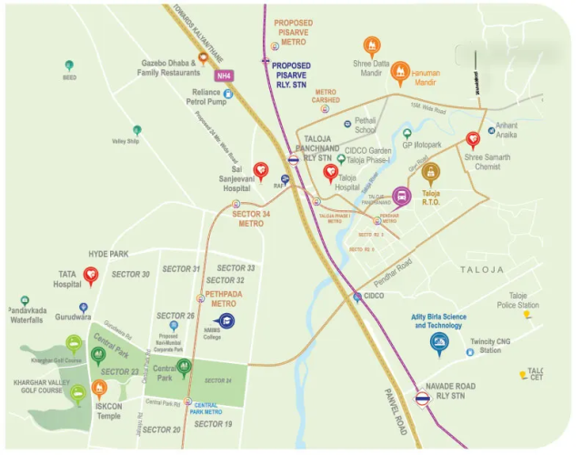Codename OTP Taloja Location Map