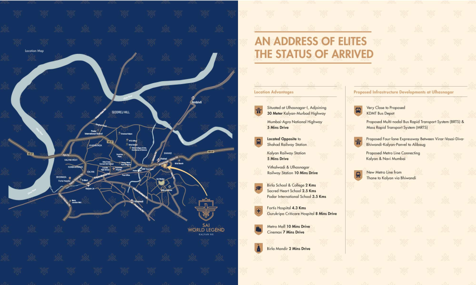 Sai World Legend Kalyan Nx Location Map