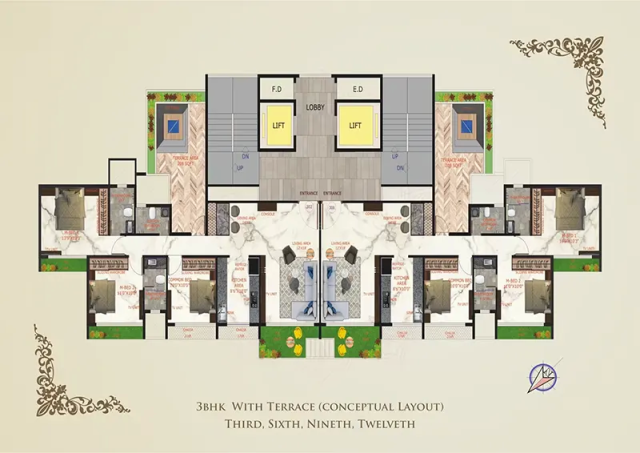 Queens Bliss Seawoods Master Plan